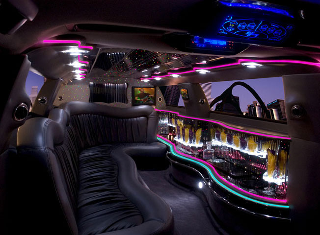 Whistler limo interior cabin